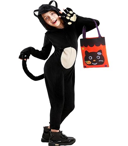 Amazon.com: Black Cat Zipster Onepiece Costume - Medium (8-10
